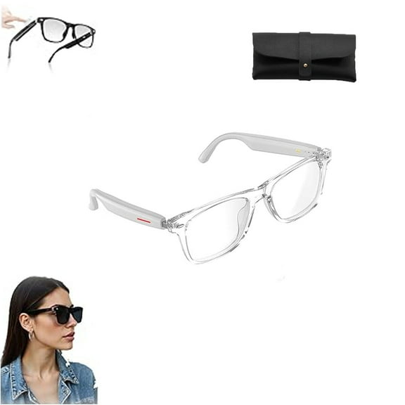 Nessthub Glasses, Nessthub Smart Glasses, Ai Smart Glasses with HD Camera, Take Photos, Music Playback, Hands-Free Calling, for Men Women