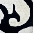 thumbnail image 5 of Rugsotic Carpets Hand Tufted Wool Eco-Friendly Area Rugs - 8'x10', Rectangle, White Black, Modern Contemporary Design, High Pile Handmade Anti Skid Rugs for Living Room, Bed Room (K03142), 5 of 5