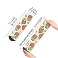 thumbnail image 5 of Bingfone Frog Hold Strawberry Design Patterned Men'S Women'S Casual Cotton Socks, 5 of 9