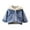 White, variant on YuYuBao Toddler Girls Denim Jackets Thick Clothes Children Warm Cute Padded Kids Boys Coats Jackets Outwear