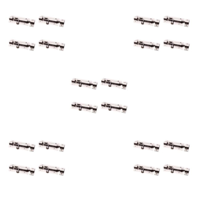 Maytalsory 4pcs/set Stylish Door Upgrade Home Security With Easy Installation Satisfaction Guaranteed Sliding Door Lock 2.5 inch 5PCS