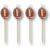 Creative Converting 4 Count Sports Fanatic Football Shaped Pick Candles