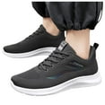 thumbnail image 3 of Men's Soft Sole Lightweight Running Shoes Breathable Sneakers Solid Color Men's Casual Shoes Men'S Shoe, 3 of 8