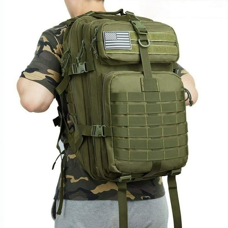 30L/50L 1000D Nylon Waterproof Trekking Fishing Hunting Bag Backpack  Outdoor Military Rucksacks Tactical Sports Camping HikingBlack (50L) -  Walmart.com