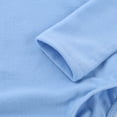 thumbnail image 7 of Runhomal Kids Girls Long Sleeves Round Neck Plain Ballet Dance Leotard Gymnastics Exercise Yoga Blue 4, 7 of 7
