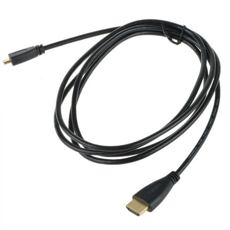 PKPower Cable 6ft Micro HDMI to HDMI 1080P AV HD TV Video Audio Cable Cord Lead for Nextbook Flexx 10 A EFMW101T 16 10.1