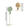 thumbnail image 2 of Standing Fan USB Rechargeable Adjustable Height 1 Piece Green Portable Standing Cooling Fan for Home Bedroom Living Room Office Indoor Personal Cooling Use, 2 of 4