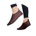 thumbnail image 2 of lnmuld Men Women Water Shoes Non Aqua Socks Solid Color for Beach Pool Surf Yoga Snorkeling Color:Red,Size:6, 2 of 6