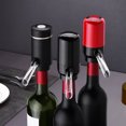 thumbnail image 2 of Aireador de vino eléctrico, dispositivo para verter botellas, boquilla automática para botellas de vino (rojo), 2 of 4