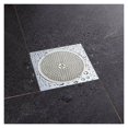 thumbnail image 2 of Shower Drain Filter, Stainless Steel Shower Grid, Grey, 12*12cm, 2 of 5