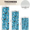thumbnail image 4 of Cartoon Dogs Blue Background Kitchen Rugs Sets Of 3,Kitchen Runner Rugs Non Skid Washable,Decorative Kitchen Floor Mats for Kitchen,Sink,Laundry,17"x30"+ 17"x47" + 17"x59", 4 of 6