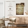 thumbnail image 4 of Elephant Stock Kitchen Inspiration Wall Art - Vertical Multi Panel Canvas - Kitchen Wall Decor - Inspirational And Typography Multi Panel - Black And Red Decor - 14" x 23", 4 of 4