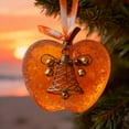 thumbnail image 2 of Etiqueta Decorativa Colgante Juego De Adornos Navideños De Campanas De Cristal Marino Con Textura Esmerilada Y Delicados Hilos Metálicos Para Decorar Ventanas De Árboles O Repisas (1 Unidad) Rkxzt, 2 of 7