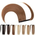 thumbnail image 6 of Benehair Hair Extensions Ponytail Human Hair Wrap Around Hair Ponytail Extension Real Human Hair One Piece #06 Light Brown 14" 80G, 6 of 12