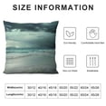 thumbnail image 5 of Chilfamy  Throw Pillow Cover Dark Beach Nautical Style Holiday Summer Outdoor Ocean Coastal Sandy Sea Theme Decor Lumbar Pillow Case Cushion for Sofa Couch Bed  White, 5 of 5