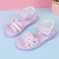 thumbnail image 6 of LNMQLPDBS Kids Summer Shoes Comfort Soft Sole Tie-Dye Platform Summer Outdoor Sandals Casual Trendy Beach Sandals Girls Athletic Shoes Girls' Sandals for Outdoor Athletic, 6 of 7