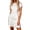 02-White, variant on Ecqkame Womens Cotton Linen Dresses Summer V Neck Short Sleeve Causal Loose Tshirt Dresses Side Split Flowy Beach Sundress Green S
