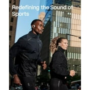 New Shokz OpenRun Pro 2 - Open-Ear, Bone Conduction Sport Headphones - Sweat Resistant, Workout Headphones with 30ft Bluetooth - Secure, Comfortable Fit - Deep Bass and Smart Mic - SHOKZ App (Silver)