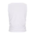 thumbnail image 4 of UPPADA Womens Tank Tops Summer Sleeveless Shirts Workout Ribbed Cropped Tops Knit Ribbed Crewneck Shirt Comfy Workout Tank Tops,Tank Top for Women Workout Fitted White,L, 4 of 6