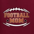 thumbnail image 2 of Wild Bobby, Football Mom, Sports, Unisex Graphic Hoodie Sweatshirt, Maroon, XX-Large, 2 of 4