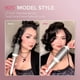 thumbnail image 4 of Cepillo redondo térmico TYMO STYLUX de 4,3 cm con tecnología Flexi-Fit para alisar y rizar el cabello, 2 en 1, doble voltaje, dorado, 4 of 5