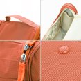 thumbnail image 4 of Travel Cosmetic Bag Toiletry Case Wash Organizer Storage Hanging Pouch Orange, 4 of 9