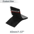 thumbnail image 6 of Unique Bargains 10 Pcs Universal Hook and Loop Tape Adhesive Back Double Sided Sticky-Back 0.79" x 1.57" Black, 6 of 6