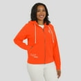 thumbnail image 4 of Women's WEAR by Erin Andrews Orange WNBA Vintage Full-Zip Raglan Hoodie, 4 of 5
