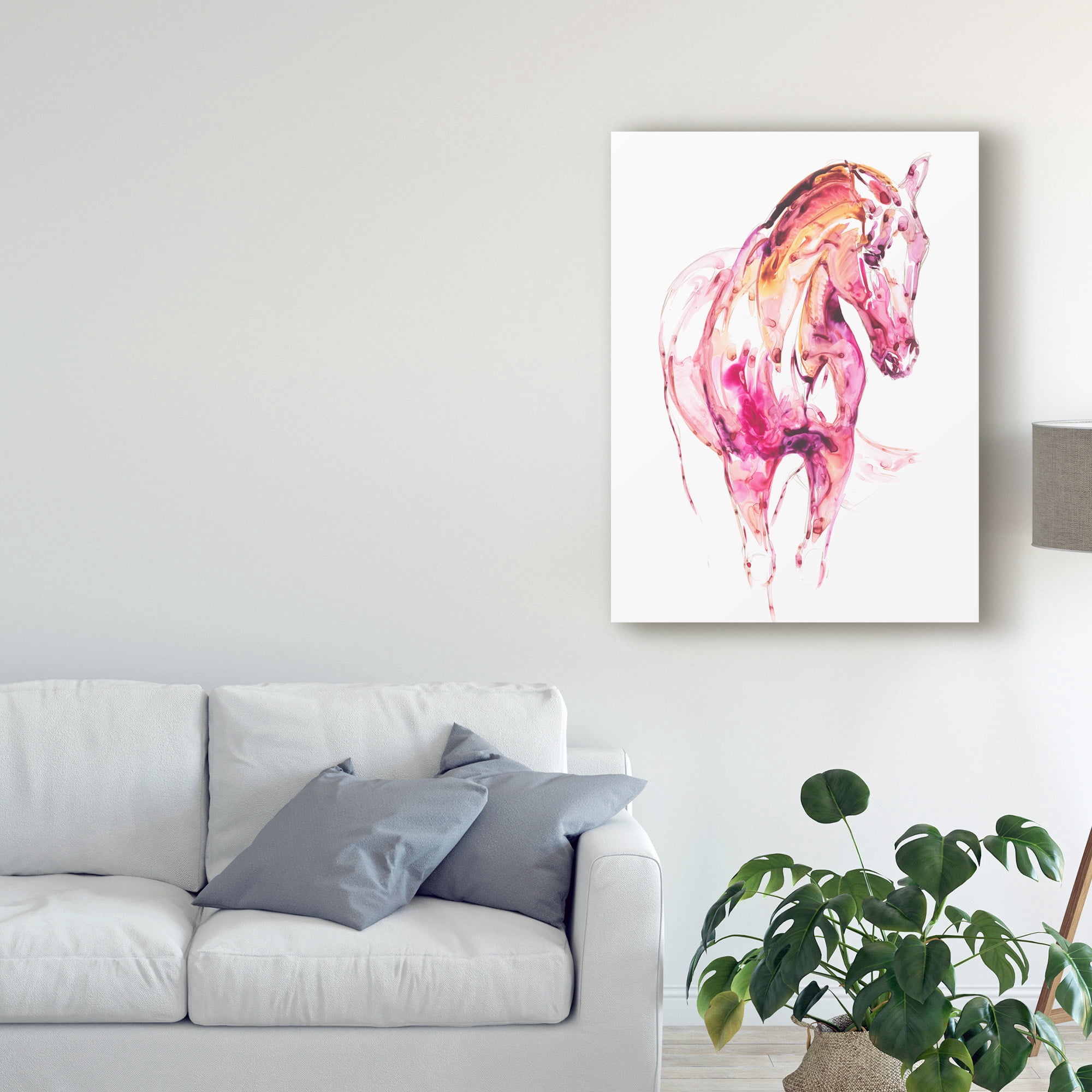 Trademark Fine Art 'Garnet Horse III' Canvas Art by Julie T. Chapman