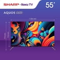 thumbnail image 3 of TV Sharp 55 Pulgadas Roku 4K Ultra HD Smart TV OLED 2T-C55FS1UR, 3 of 4