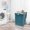 Black and Blue, variant on X-Frame Laundry Basket With Lid, Foldable Dirty Clothes Basket, Large Flip Top Laundry Hamper With Handles & Storage Board, Collapsible Flip Top Laundry Basket For Home