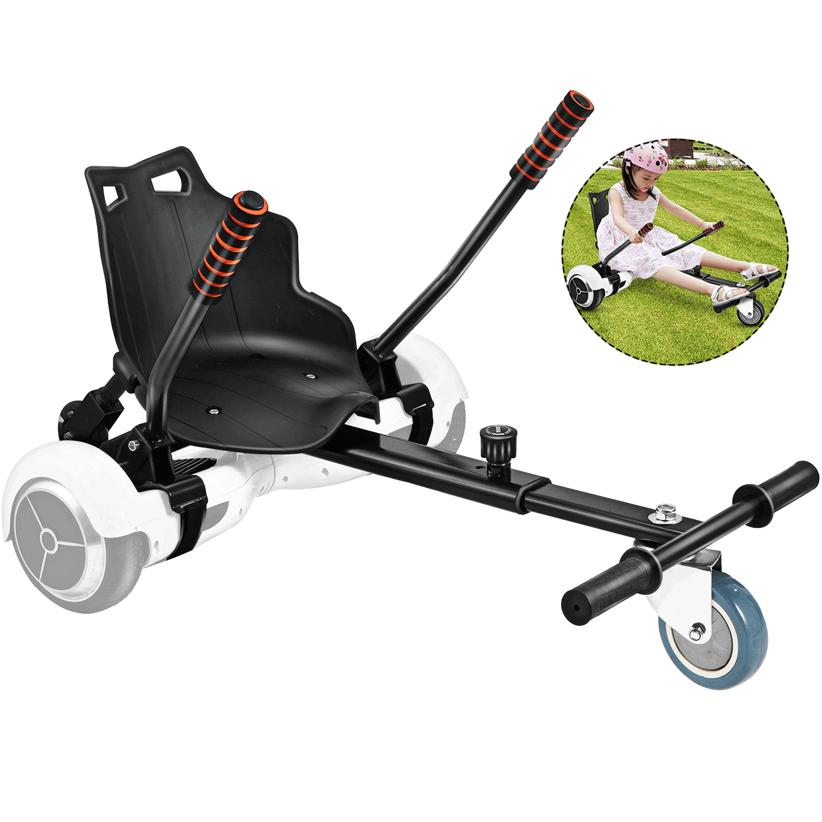 VEVOR Hoverboard Go Kart Electric Scooter Seat Attachment for Kids Adults with Adjustable Length