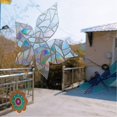 thumbnail image 3 of 6 pegatinas para ventanas con atrapasueños de colores, pegatinas electrostáticas de prisma de arcoíris para vidrio, pegatinas anticolisión de PVC para ventanas, 3 of 5