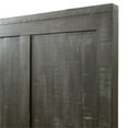 thumbnail image 3 of Martin Svensson Home Napa Solid Wood Gray Queen Panel Bed, 3 of 5