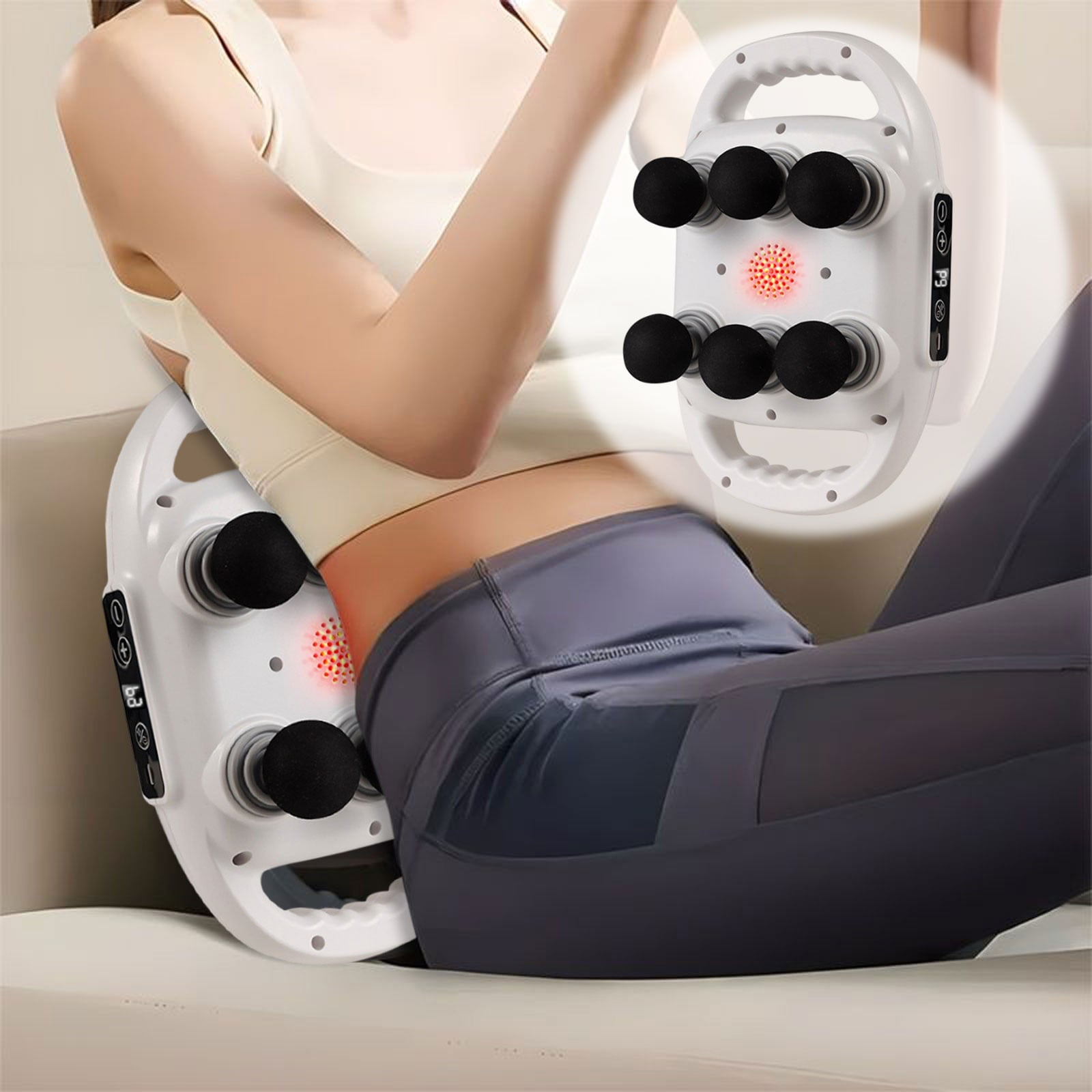 Dongong Powerful 6 Head Massage Fascia Deep Tissue Relaxation Tool For And Enhanced Circulation For Athletes Fitness Enthusiasts