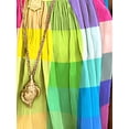 thumbnail image 3 of Camiseta sin mangas de moda con estampado de colores del arcoíris para mujerMulticolorMedium, 3 of 5