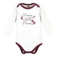 thumbnail image 3 of Hudson Baby Cotton Long-Sleeve Bodysuits, 3-Pack, Newborn- 24 Months, 3 of 5