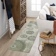 thumbnail image 3 of Mohawk Home Alexa Medallion Runner Rug, Gray, 2'x8', 3 of 8