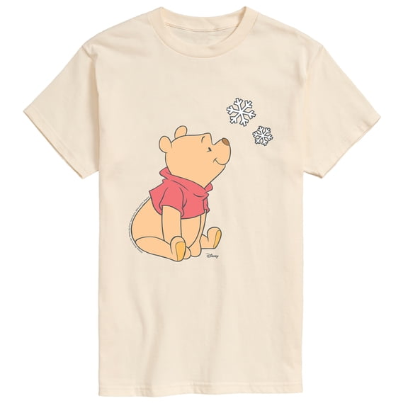 Winnie the Pooh - Snowflakes - Men's Short Sleeve Graphic T-Shirt