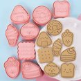 thumbnail image 3 of Sunjoy Tech 8Pcs Cookie Mold Christmas Cartoon Biscuit Mould Cute Exquisite DIY Cookie Cutters for Home Festival, 3 of 7