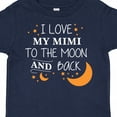 thumbnail image 4 of Inktastic I Love My Mimi to the Moon and Back Boys or Girls Toddler T-Shirt, 4 of 5