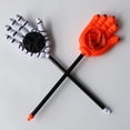 thumbnail image 4 of Bearachild Bolsa de calabaza para dulces de Halloween, paquete de recuerdo de plástico, decoración de fiesta en forma de Palma, bolsas de almacenamiento Kits de decoración para fiestas Negro Bearachild HA068094-02, 4 of 6