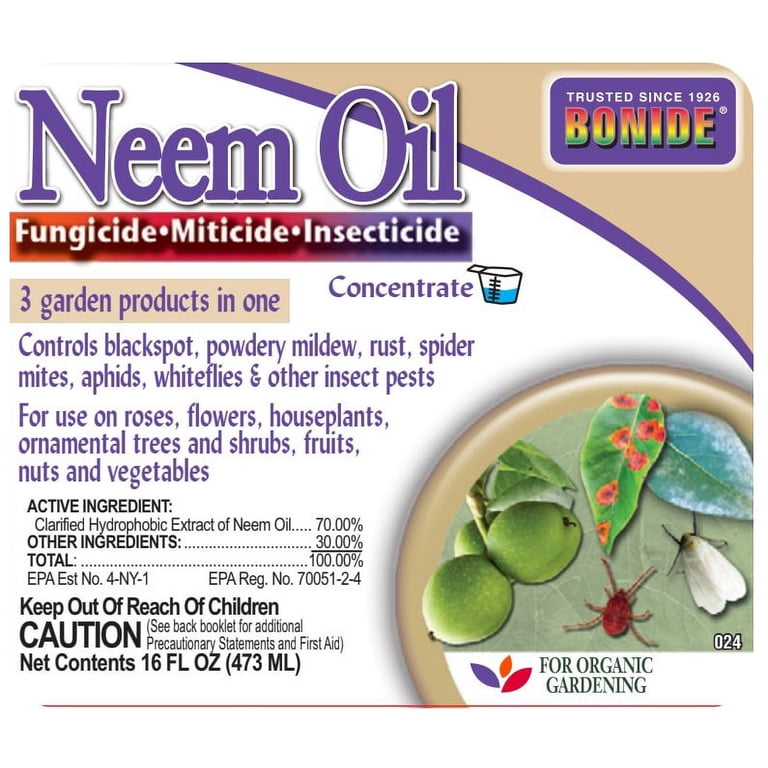 Bonide 16oz Neem Oil Fungicide, Miticide & Insecticide photo 2