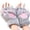 Gray, variant on HEWUQI Womens Plush Paw Fingerless Gloves Soft Fuzzy Bear Claw Half Finger Hand Warmers Cute Winter Daily Gloves Khaki