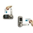 thumbnail image 6 of Fichiouy Keyless Door Lock Digital Electronic Code Entry Lock Keypad Password Left Handle, 6 of 6