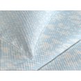 thumbnail image 4 of Ambesonne Cartoon Quilted Bedspread Set 3 Pcs, Hearts Teddy Bears Clothes, Queen Size, Pale Blue and White, 4 of 5