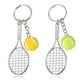 thumbnail image 3 of Cateissary 2 unids/set llavero de raqueta de tenis ligero compacto y moderno imprescindible para regalos de fanáticos del tenis Teléfono y Comunicación, 3 of 6