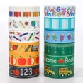 thumbnail image 1 of Regla de autobús escolar Washi Tape Whaline Back to School, 12 rollos, 1 of 7