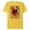 Yellow, variant on Deadpool Snacks and Bullets - Short Sleeve Blended T-Shirt for Adults - Customized-Yellow