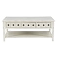 thumbnail image 2 of Powell Sadie 3-Drawer Coffee Table with Shelf, Cream, 2 of 12